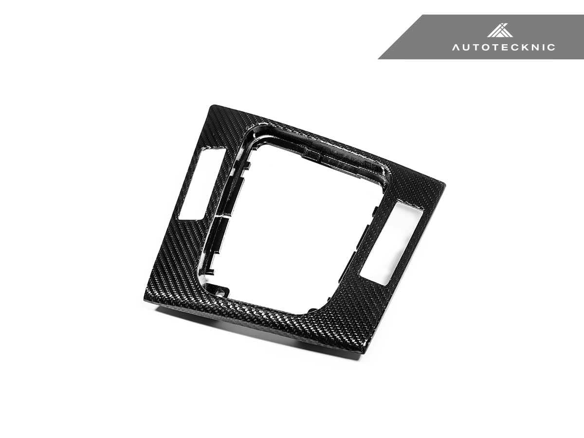 Kies-Motorsports AutoTecknic USA AutoTecknic Pre-Preg Carbon Fiber Center Console – BMW E46 M3 (Manual)