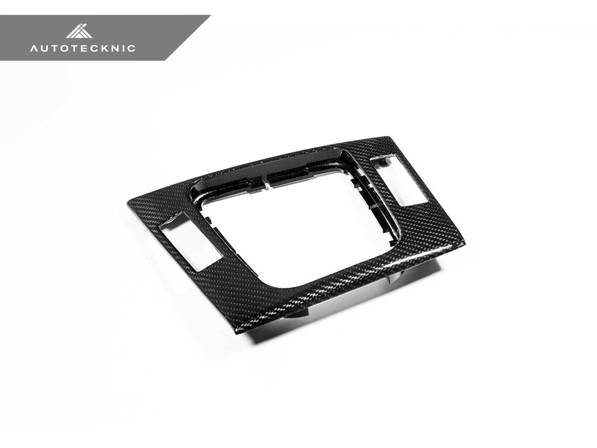 Kies-Motorsports AutoTecknic USA AutoTecknic Pre-Preg Carbon Fiber Center Console – BMW E46 M3 (Manual)