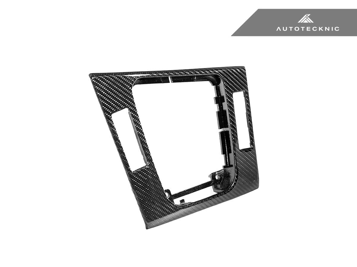 Kies-Motorsports AutoTecknic USA AutoTecknic Pre-Preg Carbon Fiber Center Console – BMW E46 M3 (Manual)