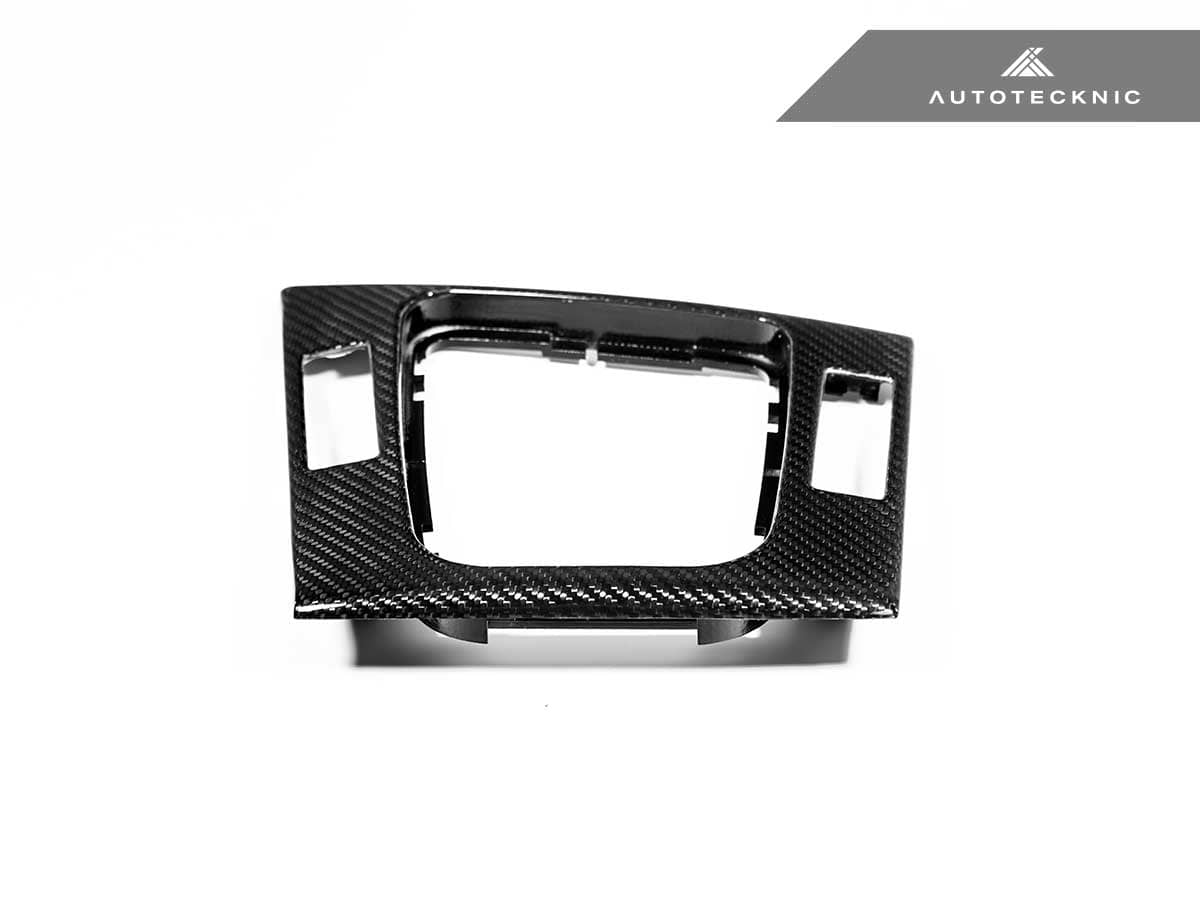 Kies-Motorsports AutoTecknic USA AutoTecknic Pre-Preg Carbon Fiber Center Console – BMW E46 M3 (Manual)