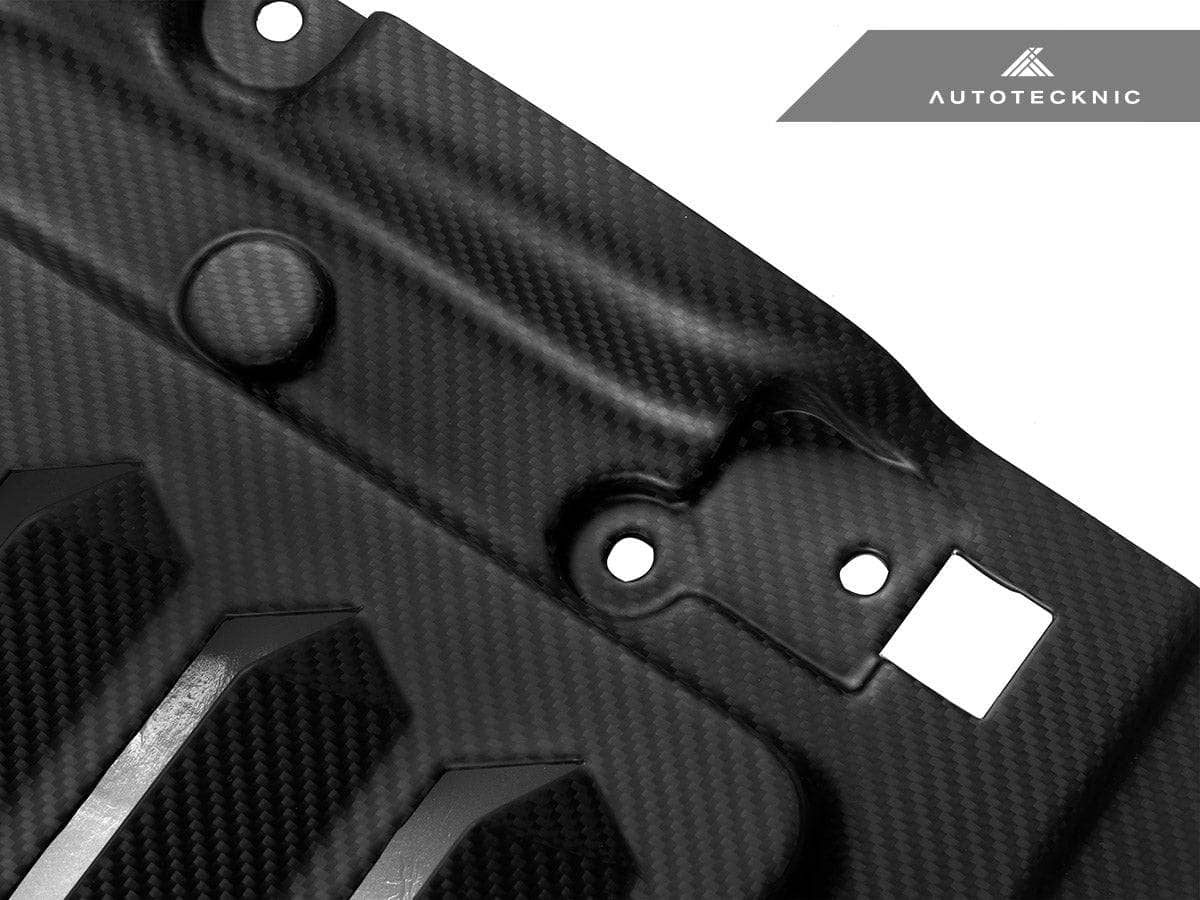 Kies-Motorsports AutoTecknic USA AutoTecknic Pre-Preg Carbon Oil Cooler Skit Plate - G90/ G99 M5
