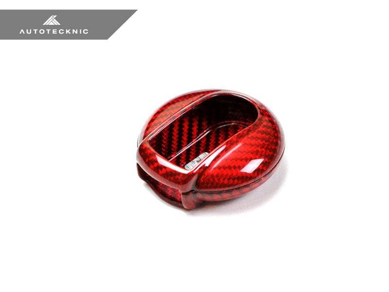 Kies-Motorsports AutoTecknic USA AutoTecknic Red Carbon Remote Key Case - MINI Cooper F54/ F55/ F56/ F57 | Countryman F60 Main image