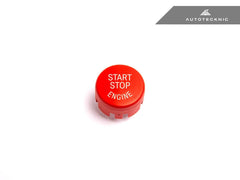 Kies-Motorsports AutoTecknic USA AutoTecknic Red Start Stop Button - F20 1-Series F20/ F21 1-Series / Satin Red Finish