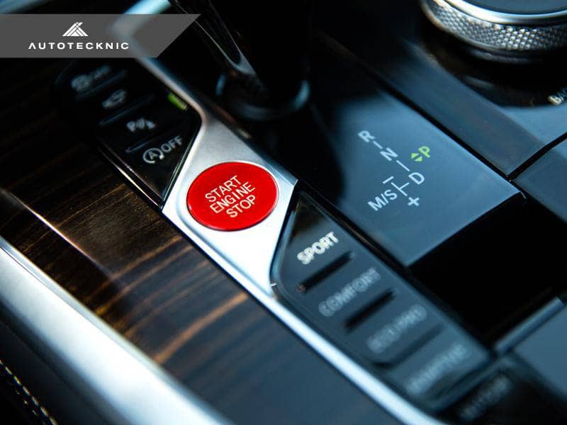 Kies-Motorsports AutoTecknic USA AutoTecknic Red Start Stop Button - G01 X3 | G02 X4 LCI