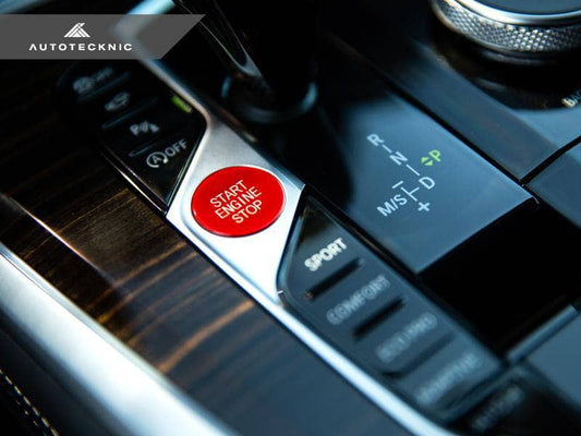 Kies-Motorsports AutoTecknic USA AutoTecknic Red Start Stop Button - G01 X3 | G02 X4 LCI