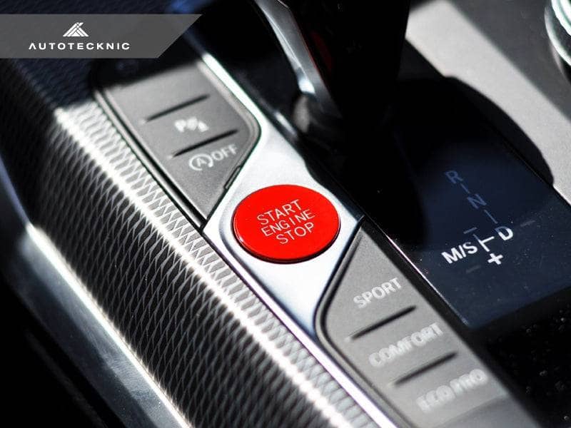 Kies-Motorsports AutoTecknic USA AutoTecknic Red Start Stop Button - G05 X5 | G06 X6 | G07 X7