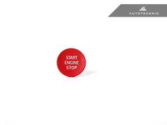 Kies-Motorsports AutoTecknic USA AutoTecknic Red Start Stop Button - G05 X5 | G06 X6 | G07 X7 G05 X5 / Satin Red / No