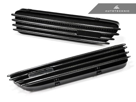 Kies-Motorsports AutoTecknic USA AutoTecknic Replacement Carbon Fiber Fender Gills - E46 Coupe & Cabrio | M3