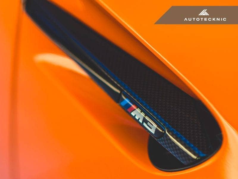 AutoTecknic Replacement Carbon Fiber Fender Gills - E90 Sedan / E92 Coupe / E93 Cabrio | M3 Secondary image