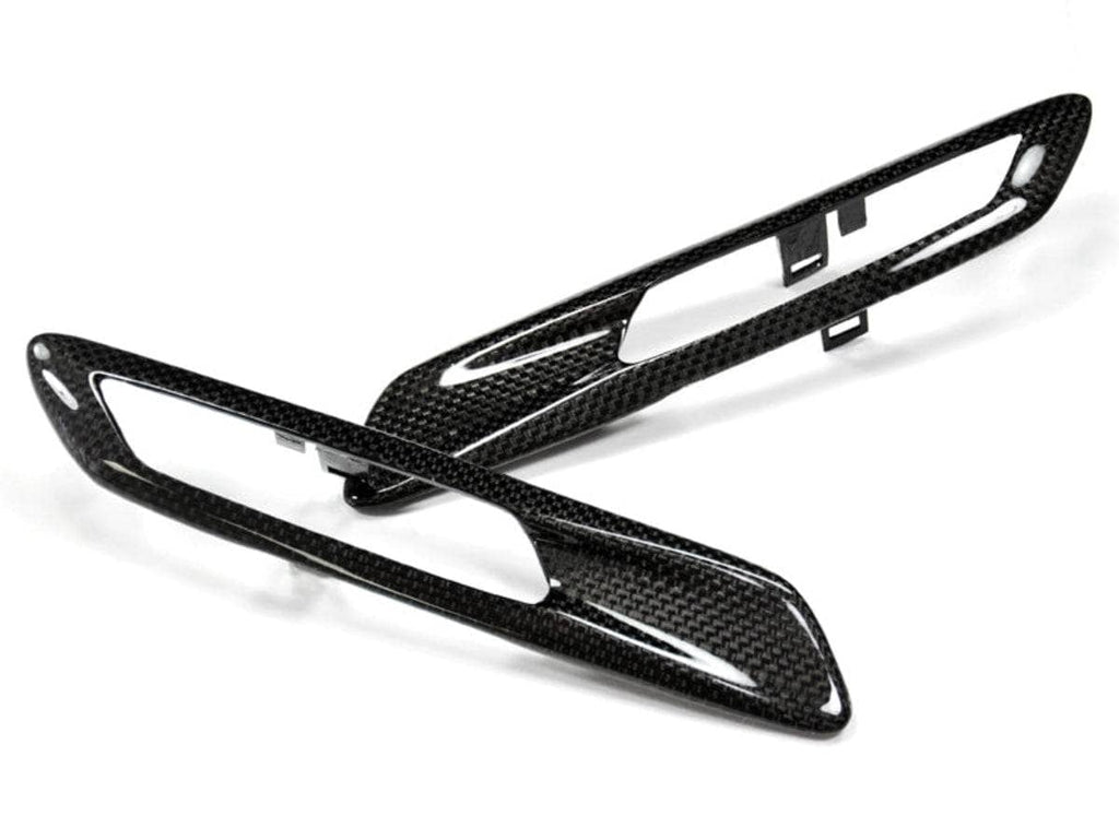 Kies-Motorsports AutoTecknic USA AutoTecknic Replacement Carbon Fiber Fender Light Trims - BMW F10 Sedan | F11 Wagon | 5-Series
