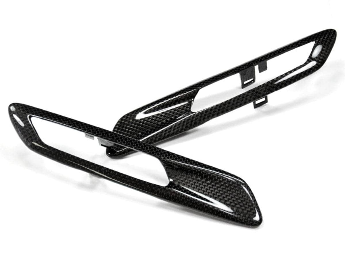 Kies-Motorsports AutoTecknic USA AutoTecknic Replacement Carbon Fiber Fender Light Trims - BMW F10 Sedan | F11 Wagon | 5-Series