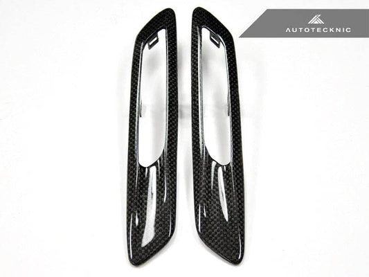 Kies-Motorsports AutoTecknic USA AutoTecknic Replacement Carbon Fiber Fender Light Trims - F10 Sedan / F11 Wagon | 5 Series