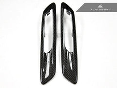 Kies-Motorsports AutoTecknic USA AutoTecknic Replacement Carbon Fiber Fender Light Trims - F10 Sedan / F11 Wagon | 5 Series