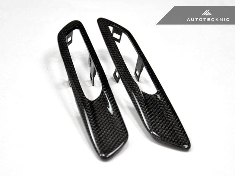 Kies-Motorsports AutoTecknic USA AutoTecknic Replacement Carbon Fiber Fender Light Trims - F10 Sedan / F11 Wagon | 5 Series