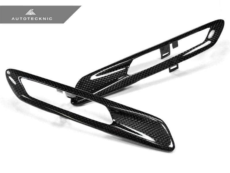 Kies-Motorsports AutoTecknic USA AutoTecknic Replacement Carbon Fiber Fender Light Trims - F10 Sedan / F11 Wagon | 5 Series Main image