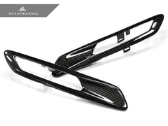 Kies-Motorsports AutoTecknic USA AutoTecknic Replacement Carbon Fiber Fender Light Trims - F10 Sedan / F11 Wagon | 5 Series