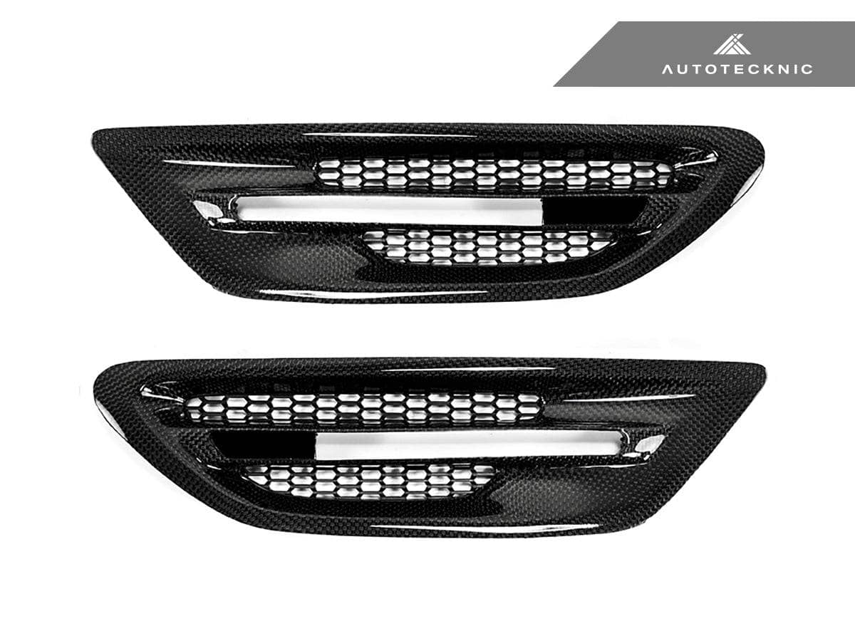 AutoTecknic Replacement Carbon Fiber Fender Vents - BMW F10 M5 Secondary image