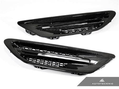 Kies-Motorsports AutoTecknic USA AutoTecknic Replacement Carbon Fiber Fender Vents - F10 Sedan | M5