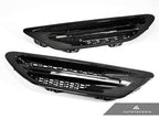 Kies-Motorsports AutoTecknic USA AutoTecknic Replacement Carbon Fiber Fender Vents - F10 Sedan | M5