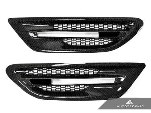 Kies-Motorsports AutoTecknic USA AutoTecknic Replacement Carbon Fiber Fender Vents - F10 Sedan | M5