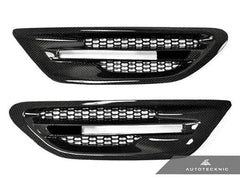 Kies-Motorsports AutoTecknic USA AutoTecknic Replacement Carbon Fiber Fender Vents - F10 Sedan | M5