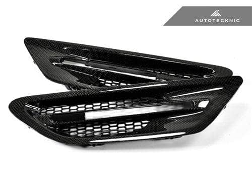 Kies-Motorsports AutoTecknic USA AutoTecknic Replacement Carbon Fiber Fender Vents - F10 Sedan | M5