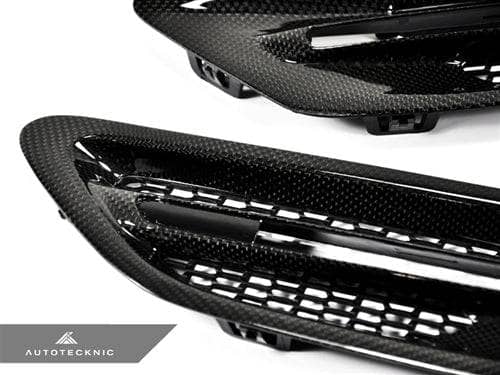 Kies-Motorsports AutoTecknic USA AutoTecknic Replacement Carbon Fiber Fender Vents - F10 Sedan | M5