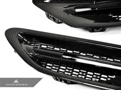 Kies-Motorsports AutoTecknic USA AutoTecknic Replacement Carbon Fiber Fender Vents - F10 Sedan | M5