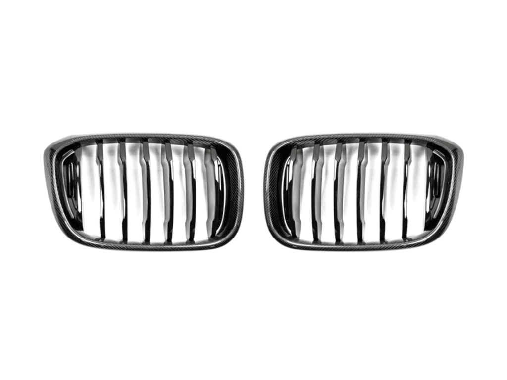 Kies-Motorsports AutoTecknic USA AutoTecknic Replacement Carbon Fiber Front Grille Set - BMW G01 X3 | G02 X4 Pre-LCI