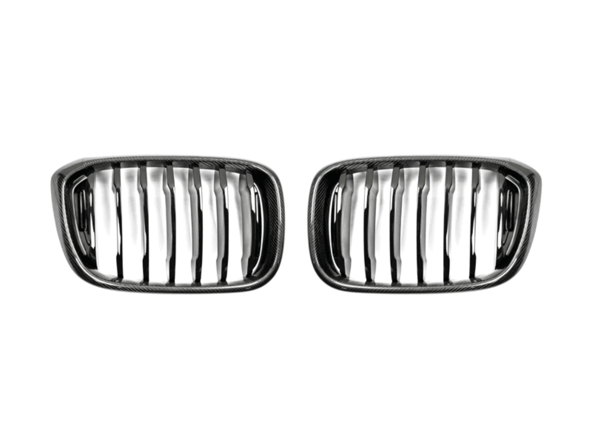 Kies-Motorsports AutoTecknic USA AutoTecknic Replacement Carbon Fiber Front Grille Set - BMW G01 X3 | G02 X4 Pre-LCI