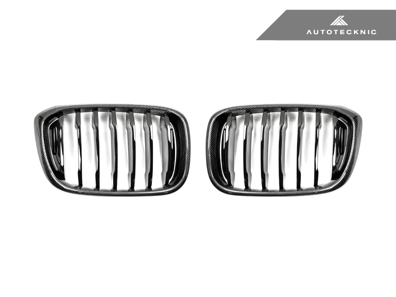 Kies-Motorsports AutoTecknic USA AutoTecknic Replacement Carbon Fiber Front Grille Set - G01 X3 | G02 X4 Pre-LCI
