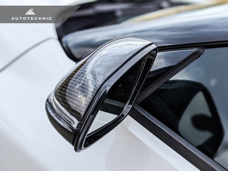 Kies-Motorsports AutoTecknic USA AutoTecknic Replacement Carbon Fiber Mirror Covers - A90 Supra 2020-Up 3K Twill Weave (2X2) / A90 Supra 2020-Up