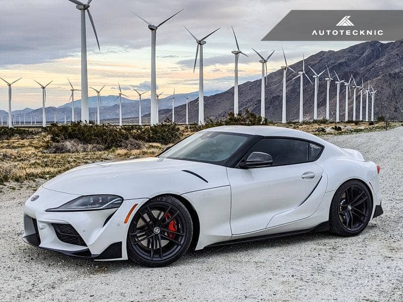 Kies-Motorsports AutoTecknic USA AutoTecknic Replacement Carbon Fiber Mirror Covers - A90 Supra 2020-Up 3K Twill Weave (2X2) / A90 Supra 2020-Up