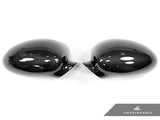 Kies-Motorsports AutoTecknic USA AutoTecknic Replacement Carbon Fiber Mirror Covers - BMW E46 M3 3K Plain Weave (1X1)