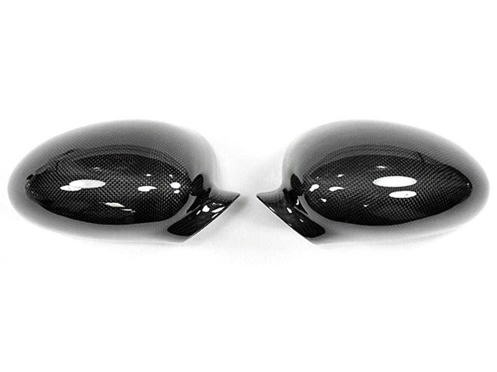 Kies-Motorsports AutoTecknic USA AutoTecknic Replacement Carbon Fiber Mirror Covers - BMW E46 M3 3K Plain Weave (1X1)