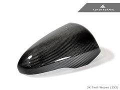 Kies-Motorsports AutoTecknic USA AutoTecknic Replacement Carbon Fiber Mirror Covers - BMW F10 M5 | F06 / F12 / F13 M6 3K Twill Weave (2X2)