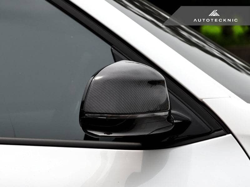 AutoTecknic Replacement Carbon Fiber Mirror Covers - BMW F25 X3 LCI | F26 X4 | F15 X5 | F16 X6 Secondary image
