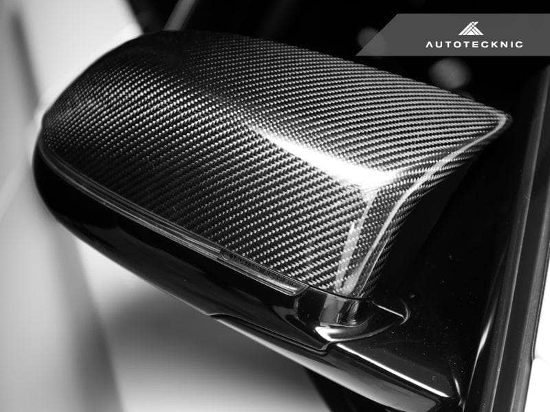 Kies-Motorsports AutoTecknic USA AutoTecknic Replacement Carbon Fiber Mirror Covers - BMW F85 X5M | F86 X6M
