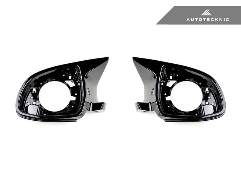 Kies-Motorsports AutoTecknic USA AutoTecknic Replacement Carbon Fiber Mirror Covers - F85 X5M | F86 X6M F15 X5 (Include X5M Supporting Ring Set) / Left Hand Drive (LHD) / 2X2 Twill Weave