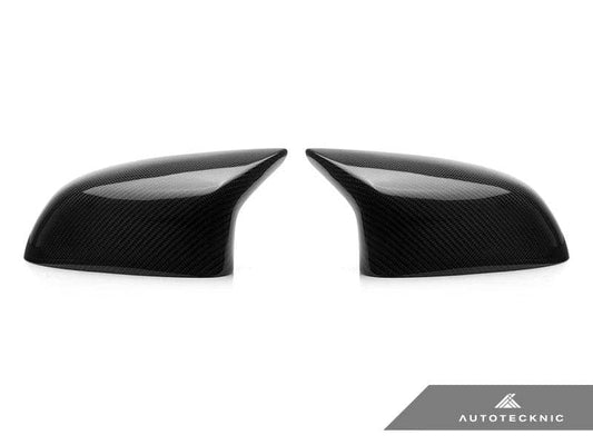 Kies-Motorsports AutoTecknic USA AutoTecknic Replacement Carbon Fiber Mirror Covers - F85 X5M | F86 X6M F85 X5M / Left Hand Drive (LHD) / 2X2 Twill Weave