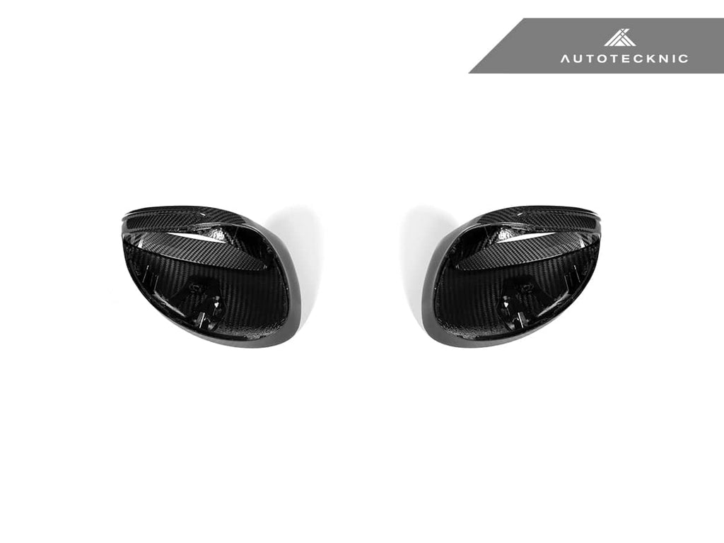 Kies-Motorsports AutoTecknic USA AutoTecknic Replacement Carbon Fiber Mirror Covers - Porsche 718 Cayman | Boxster