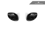 Kies-Motorsports AutoTecknic USA AutoTecknic Replacement Carbon Fiber Mirror Covers - Porsche 718 Cayman | Boxster