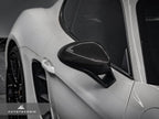 Kies-Motorsports AutoTecknic USA AutoTecknic Replacement Carbon Fiber Mirror Covers - Porsche 718 Cayman | Boxster