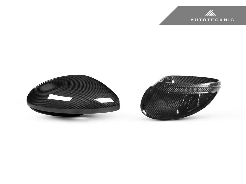 Kies-Motorsports AutoTecknic USA AutoTecknic Replacement Carbon Fiber Mirror Covers - Porsche 718 Cayman | Boxster