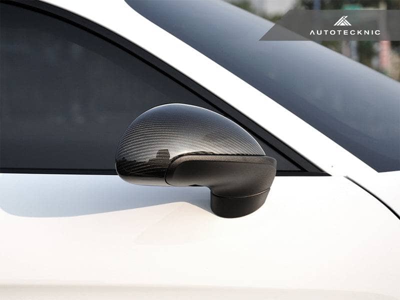 Kies-Motorsports AutoTecknic USA AutoTecknic Replacement Carbon Fiber Mirror Covers - Porsche 991 Carrera | 981 Cayman / Boxster