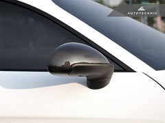 Kies-Motorsports AutoTecknic USA AutoTecknic Replacement Carbon Fiber Mirror Covers - Porsche 991 Carrera | 981 Cayman / Boxster