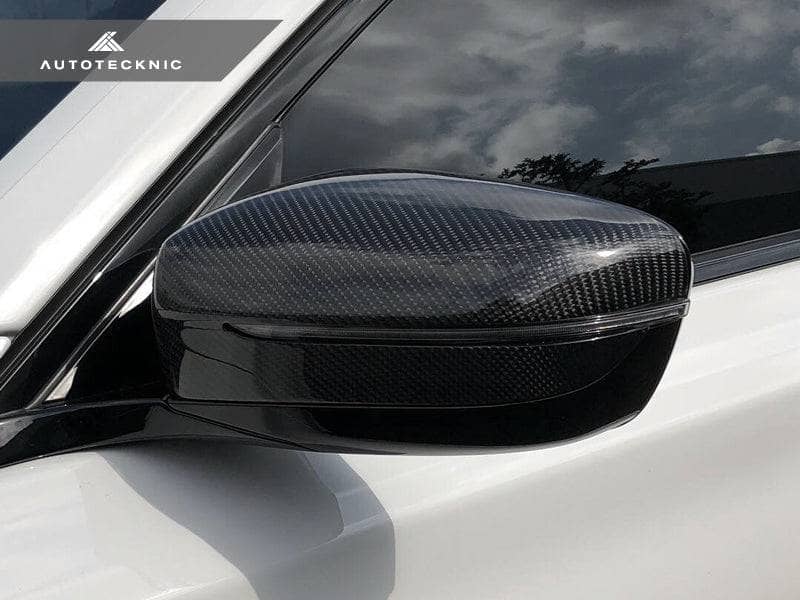 Kies-Motorsports AutoTecknic USA AutoTecknic Replacement Carbon Mirror Covers - G30 5-Series | G32 6-Series GT | G11 7-Series Main image