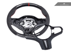 Kies-Motorsports AutoTecknic USA AutoTecknic Replacement Carbon Steering Wheel - F90 M5
