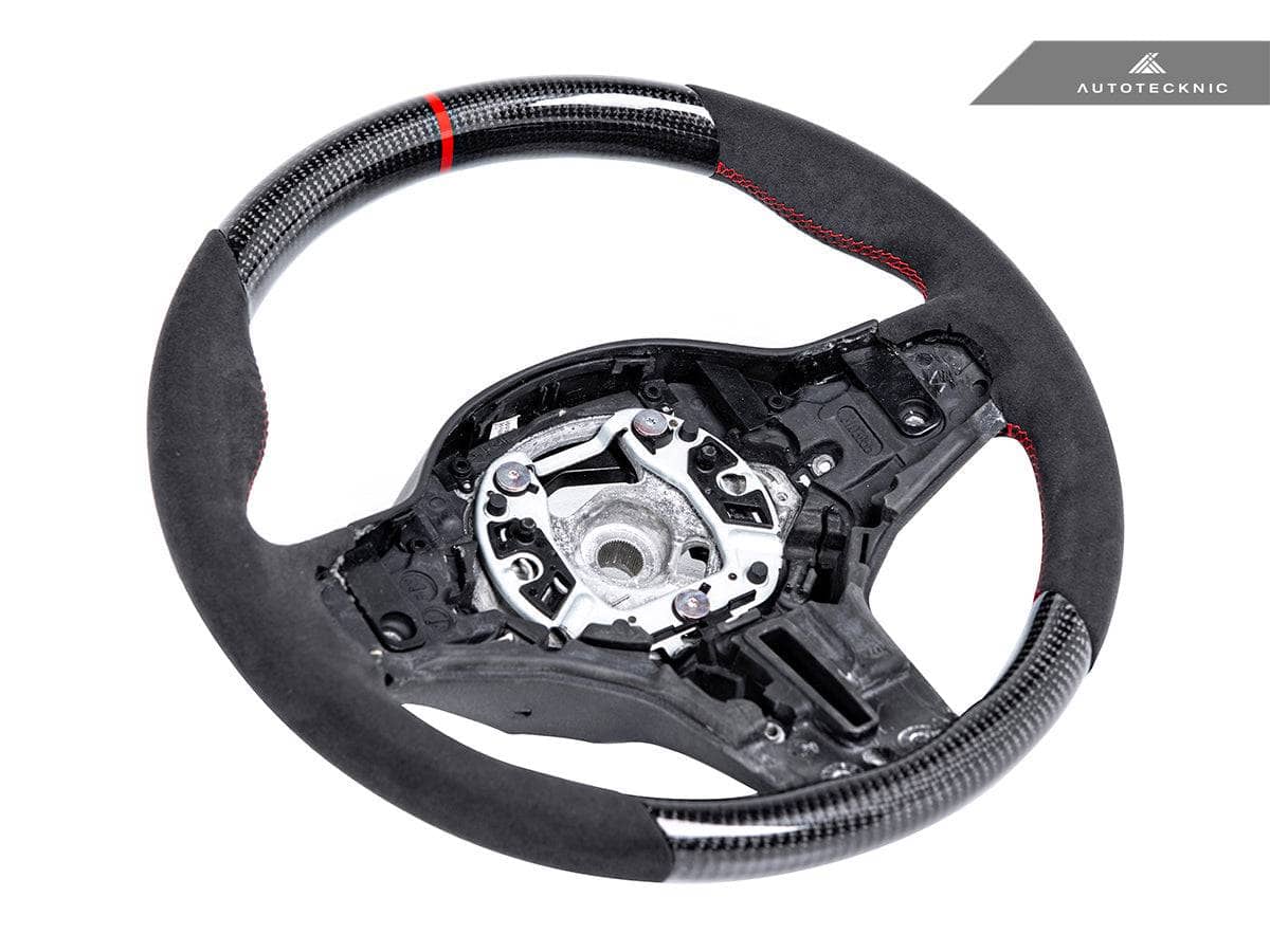 Kies-Motorsports AutoTecknic USA AutoTecknic Replacement Carbon Steering Wheel - F90 M5