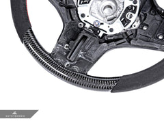 Kies-Motorsports AutoTecknic USA AutoTecknic Replacement Carbon Steering Wheel - F90 M5